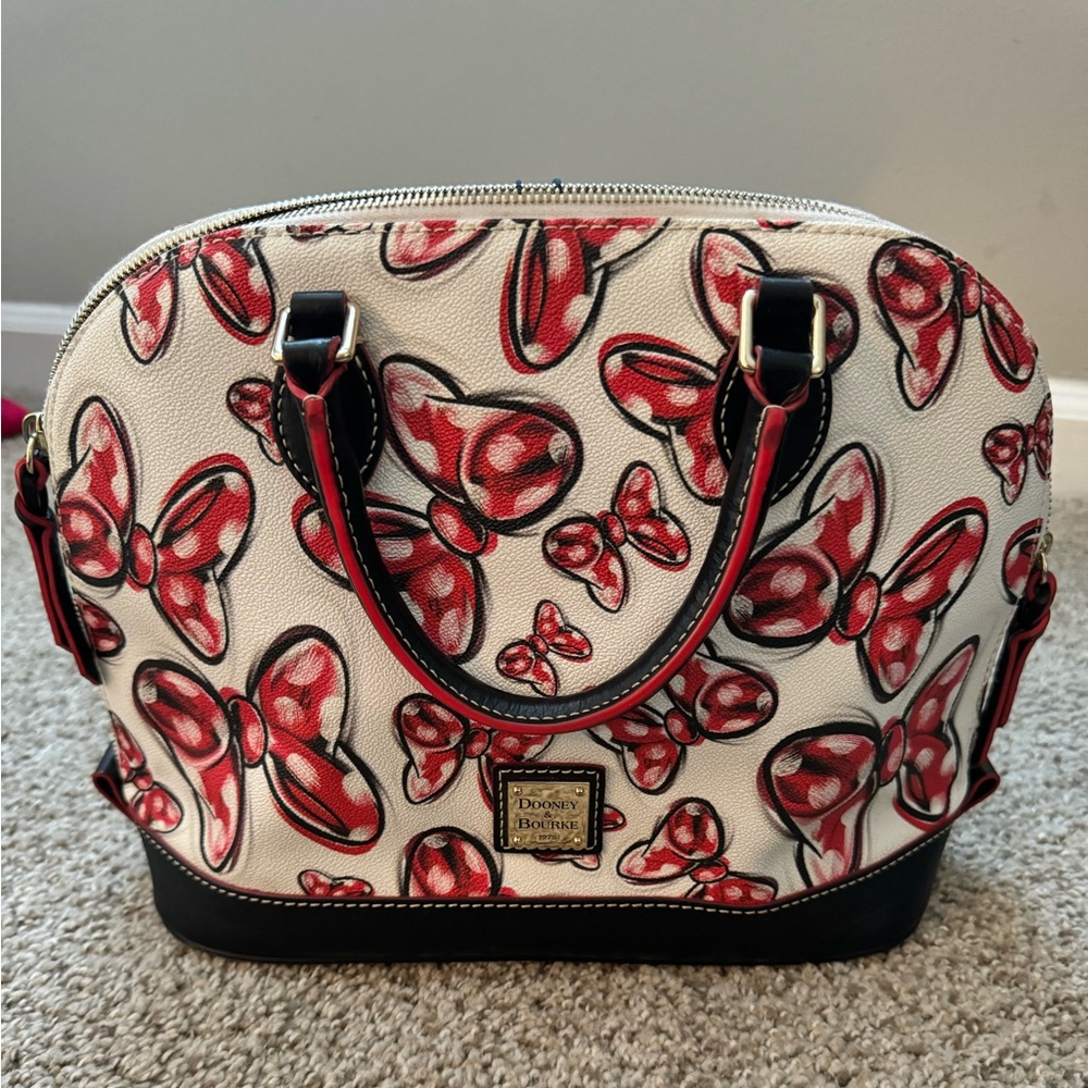 Disney Dooney & Bourke Bow Satchel with strap new with tags